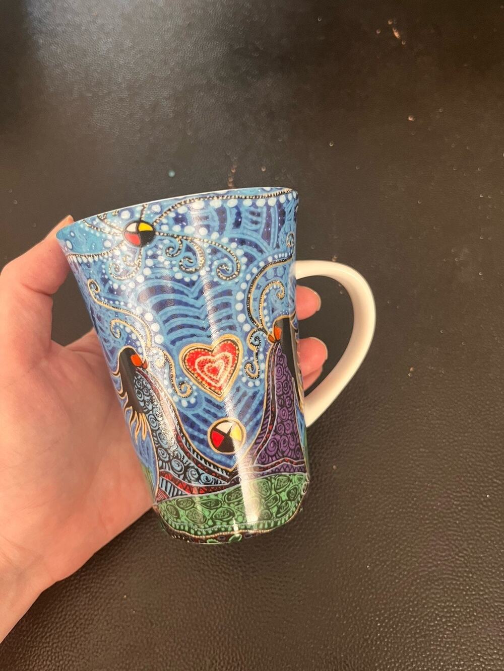 Oscardo Art Canada Mug Coffee Cup Native American Women Bright Colors